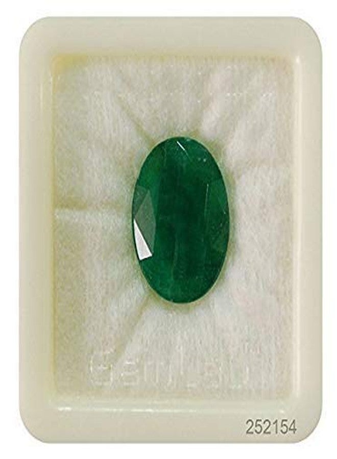 Ayush Gems Lab Certified Untreated Colmbian Quality Beryl Panna 6.25 Ratti Panna Emerald Certified Natural Gemstone A+ Quality - Image 1