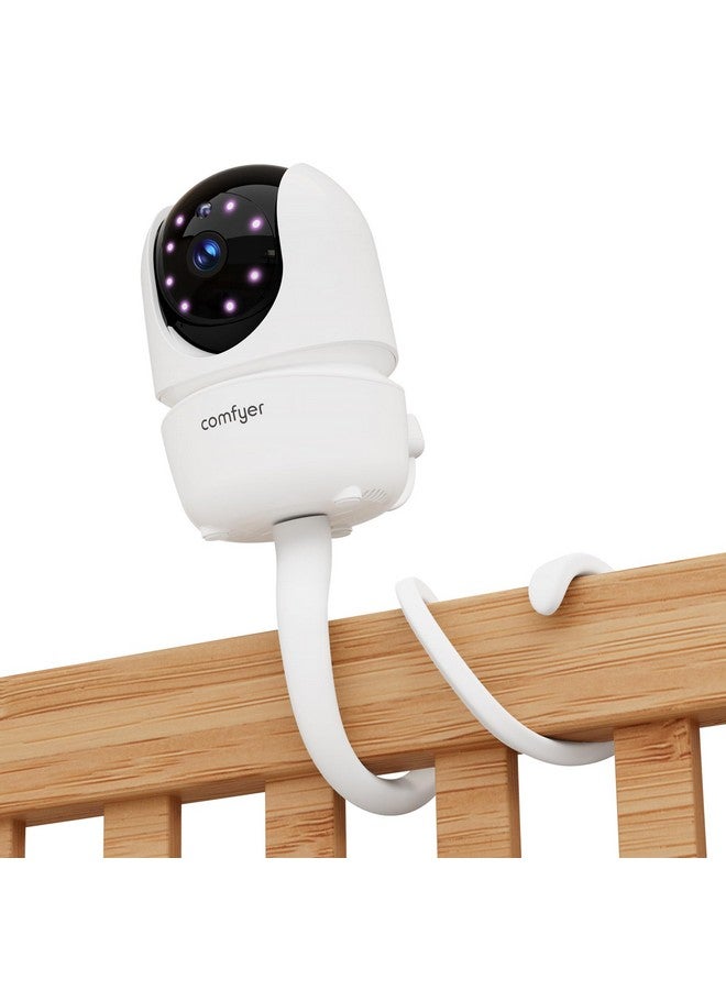 Comfyer Baby Monitor Mount for BM01, 16.5 Inch Flexible Arm Bracket, Stable Camera Holder Attaches to Crib, No Tools or Wall Damage - Image 1