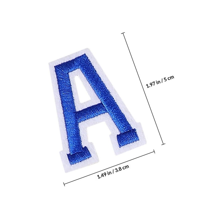 26pcs Navy Iron On Embroidered Letter Patches For Clothing DIY Sewing Appliques - Image 3