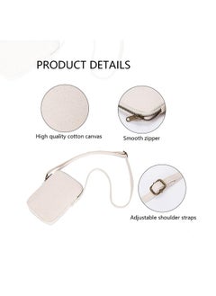 YONBEN Small Crossbody Purse Zipper Cell Phone Bag Mini Shoulder Purse Wallet Smart Phone Wallet With Credit Card Solts (Black)  - Image 3