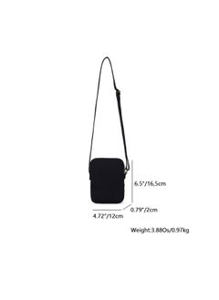 YONBEN Small Crossbody Purse Zipper Cell Phone Bag Mini Shoulder Purse Wallet Smart Phone Wallet With Credit Card Solts (Black)  - Image 2