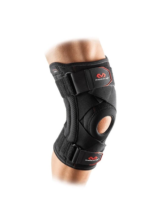 McDavid 425 Level 2 Advanced Medium Knee Support W/Stays & Cross Straps 100% Neoprene Black 35.6-38.1Cm - Image 5