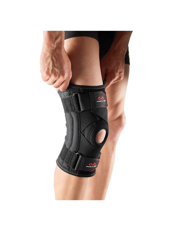 McDavid 425 Level 2 Advanced Medium Knee Support W/Stays & Cross Straps 100% Neoprene Black 35.6-38.1Cm - Image 3