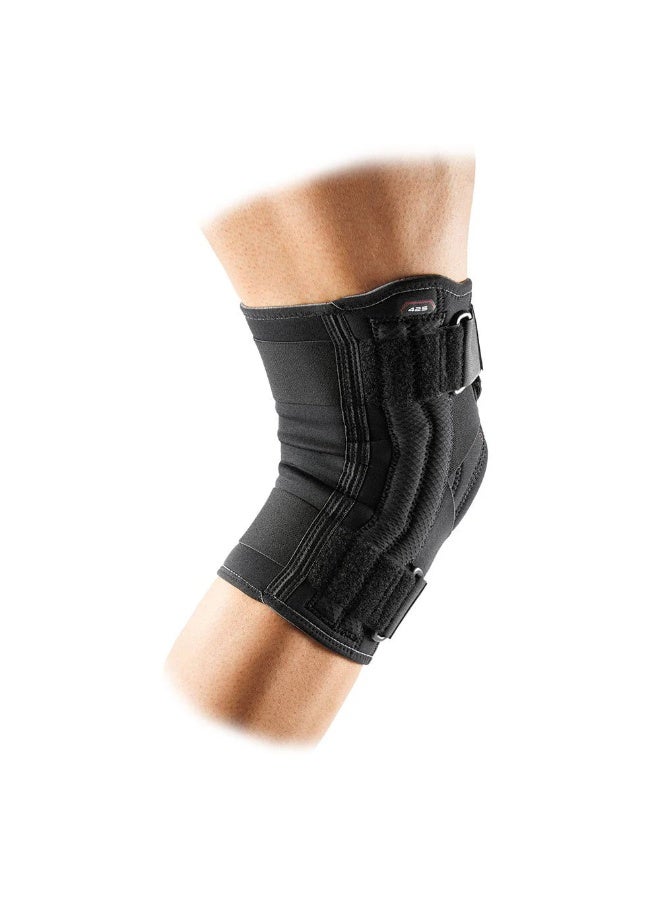 McDavid 425 Level 2 Advanced Medium Knee Support W/Stays & Cross Straps 100% Neoprene Black 35.6-38.1Cm - Image 4