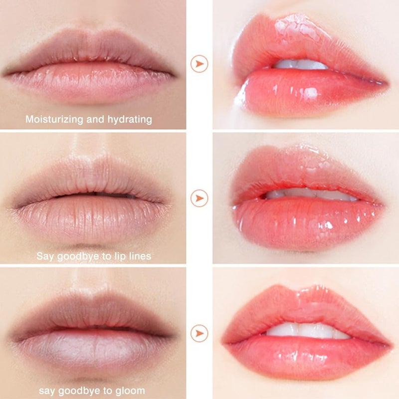 Strawberry Fruit Extract Brightening Organic Plumping Lip Oil - Image 4