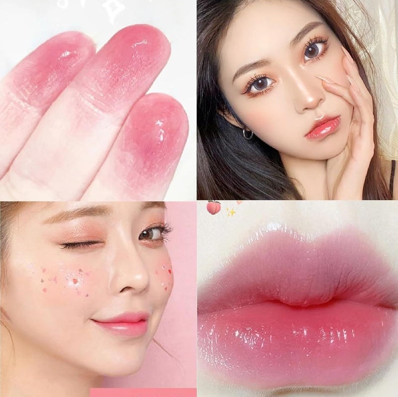 Strawberry Fruit Extract Brightening Organic Plumping Lip Oil - Image 5