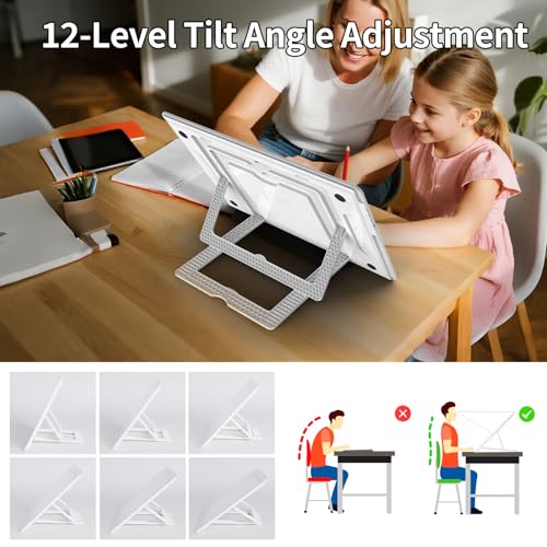 TOHETO Rechargeable A3 Light Board with Stand Super Bright Magnetic Light Pad with Side Buttons Wireless Light Box for Tracing and Drawing Cordless LED Light Table for Diamond Painting Sketching - Image 3