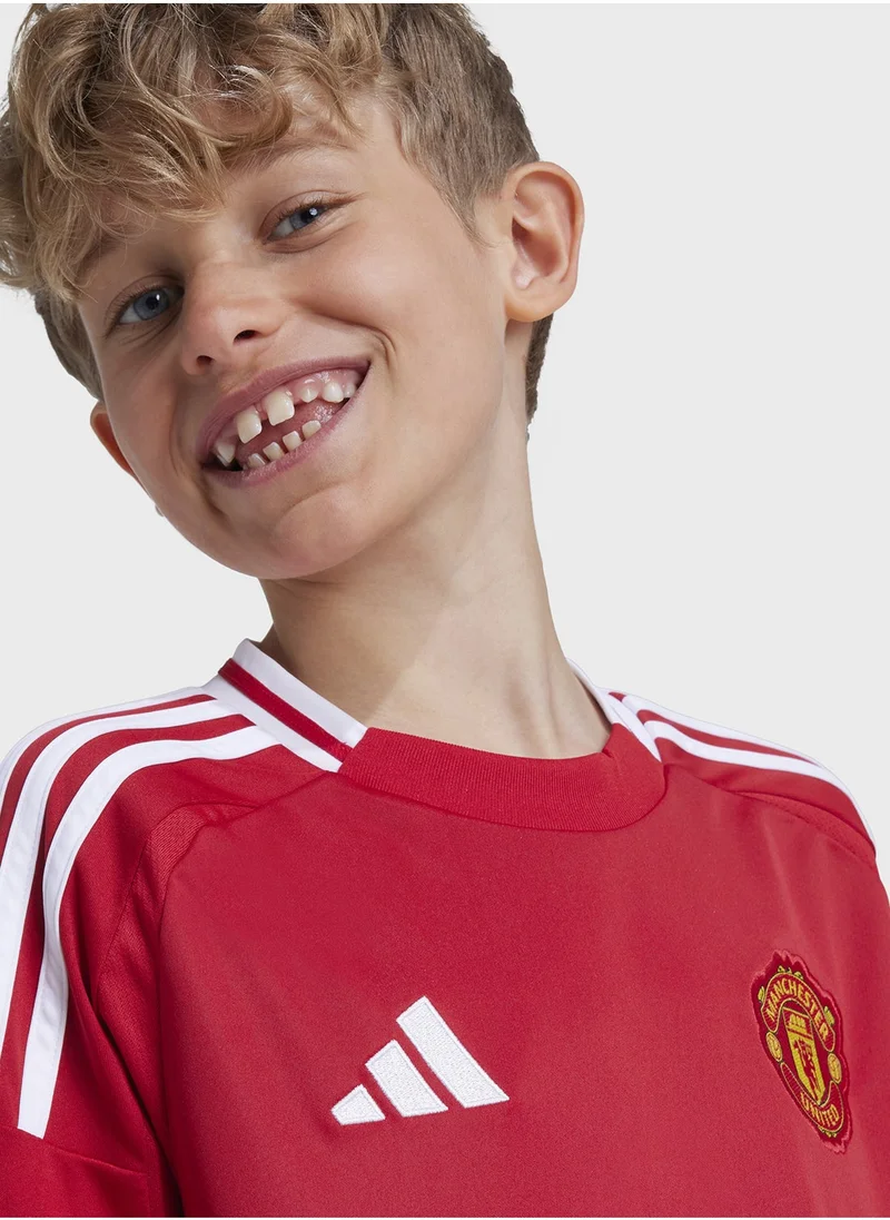 adidas Youth Manchester United 24/25 Stadium Home Jersey