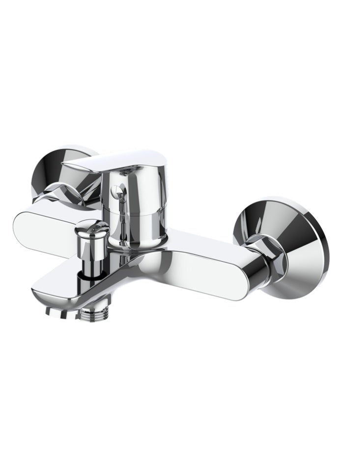 MODI Shower Mixer Tap – Zinc Alloy Body, Wall-Mounted Design, 164x126x91mm, Durable Chrome Finish - Image 2