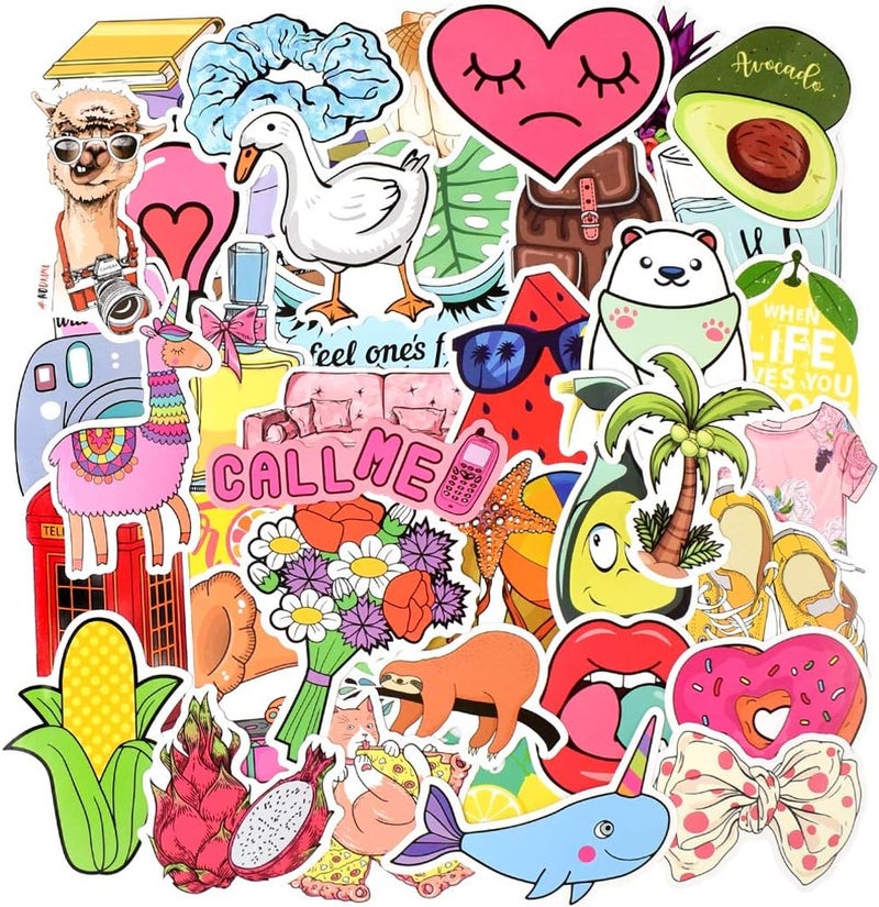 QTL Waterproof Stickers for Water Bottles - Pack of 100 - Image 2