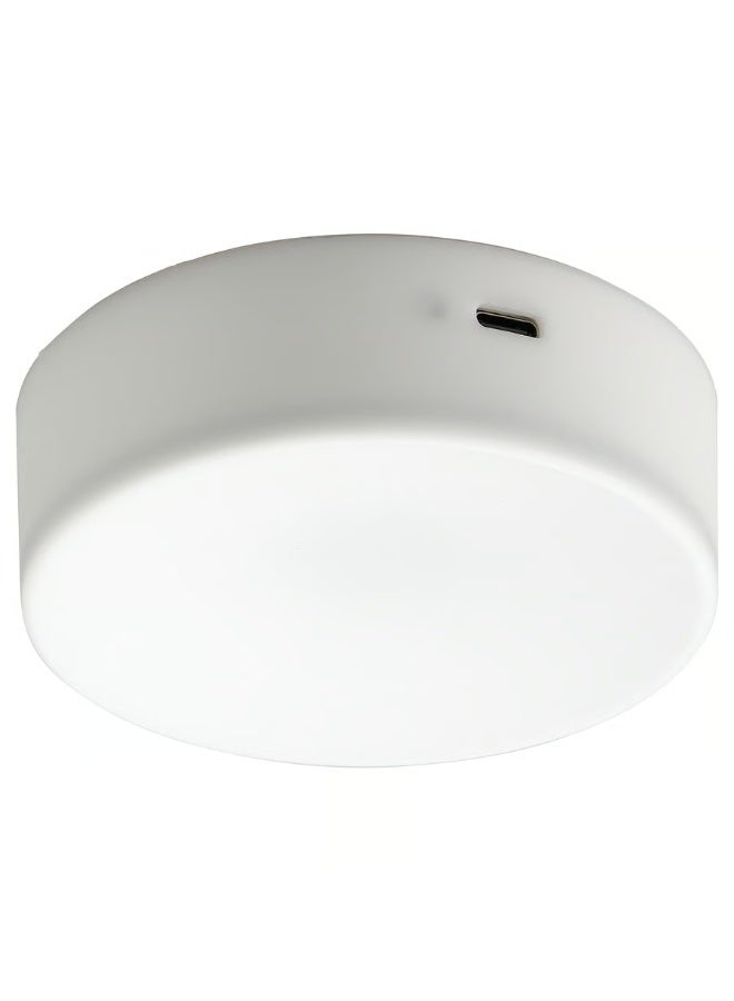كشاف LED يعمل بالبطارية - إضاءة حائطية لاسلكية بيضاء للاستخدام الداخلي - إضاءة مميزة لاصقة برأس قابل للتعديل - مثالية للخزائن والخزائن والممرات  - Image 1