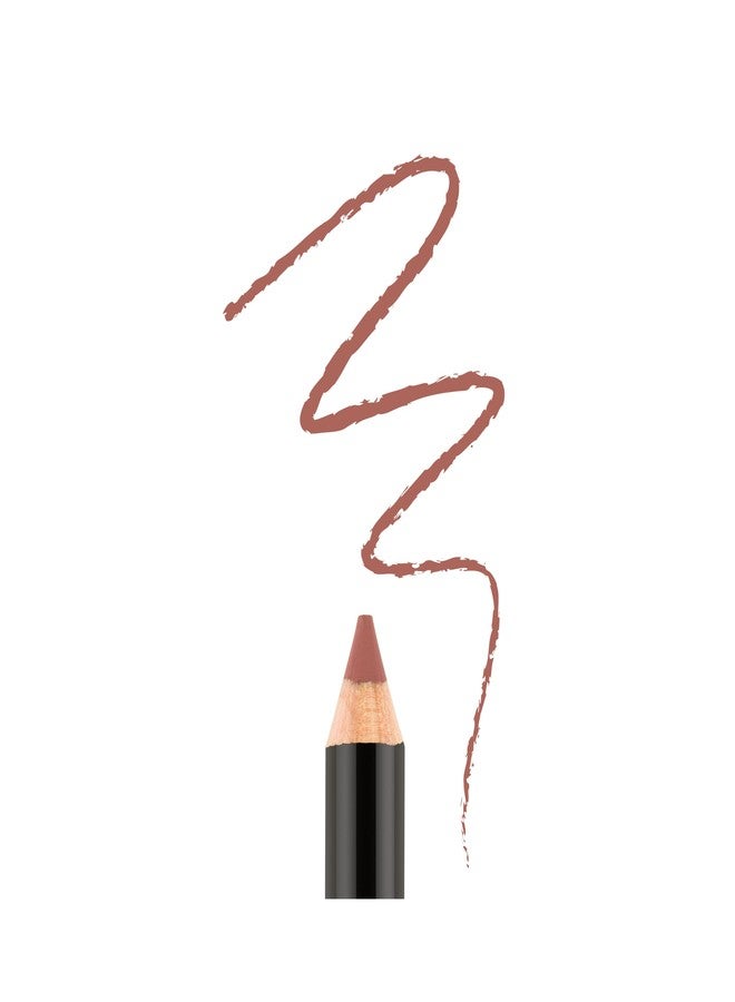 BODYOGRAPHY: Cream Lip Pencil (Timber): Brown Rose Wooden Waterproof Salon Makeup w/ Coconut Oil, Vitamin E | Gluten-Free, Cruelty-Free, Paraben-Free - Image 1