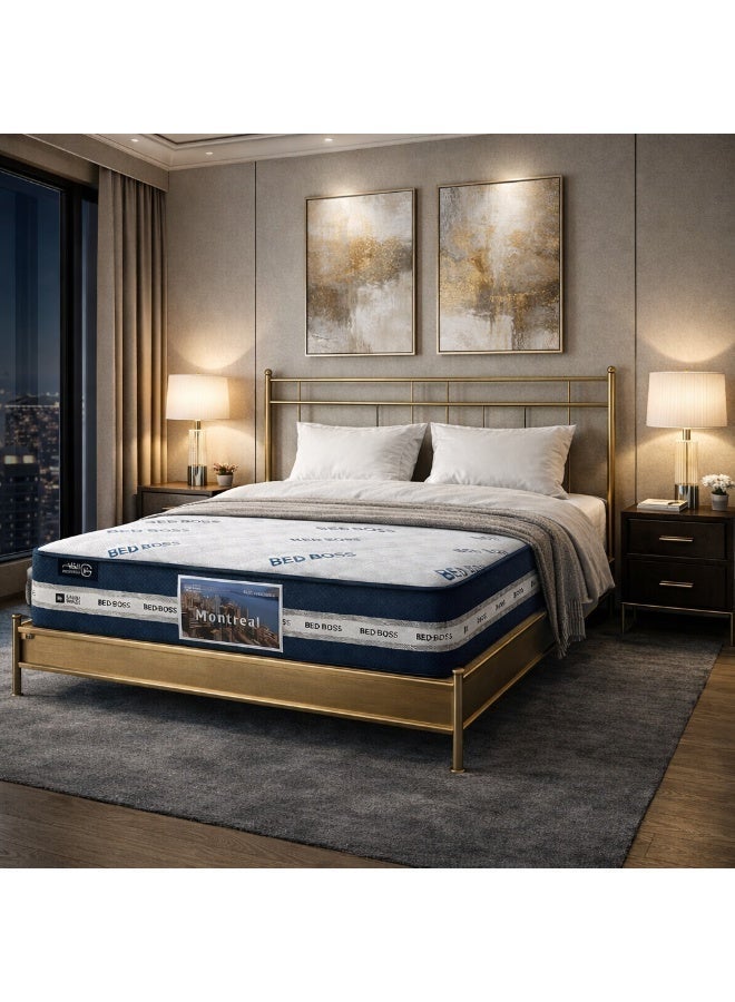 BED BOSS Montreal Hotel Mattress – 21 cm Height - Image 1