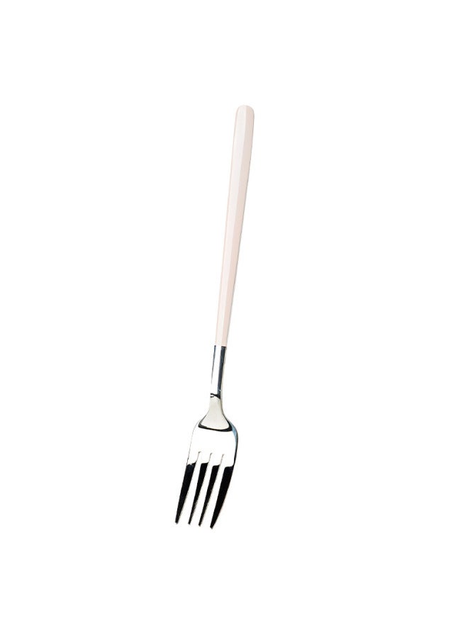 Portable Stainless Steel 304 Chocolate Shaped Dinnerware Set Including Spoon Fork Chopsticks With Liquid Addition Option-Specifications:Spray Painted Fork - Image 1