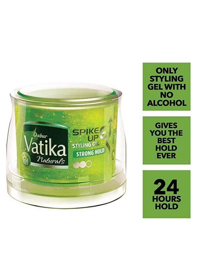Vatika Naturals - Vatika Naturals Spike Up - Strong Hold Hair Styling Gel | Extreme Hold, High Shine | Easy To Style | For Bold Look - 250 ml - Image 1