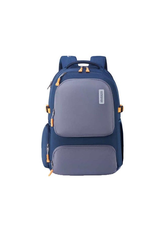 American Tourister Zipper Brett 3.0 Polyester Men's Backpack (Free Size, Grey) - Image 2