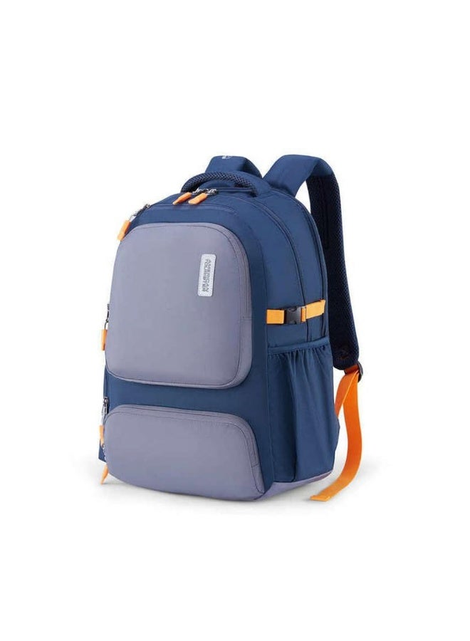 American Tourister Zipper Brett 3.0 Polyester Men's Backpack (Free Size, Grey) - Image 1
