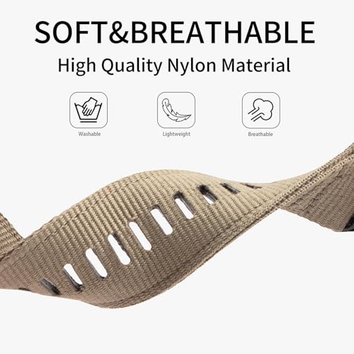 Abanen Rugged Nylon Watch Band for Casio gshock DW-5600/8900, Adjustable Sports Wrist Strap for GA-100/GW-B5600/GB-5600 /GW-6900 (Coyote Tan) - Image 5