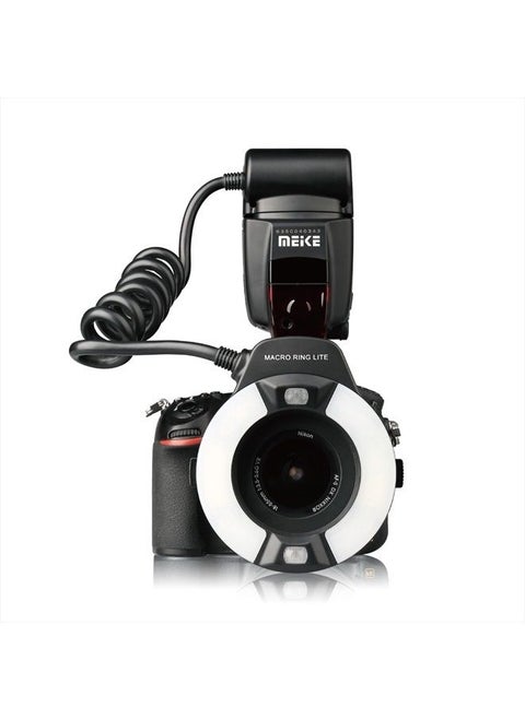 MK-14EXT-N I-TTL Macro Ring Flash Compatible with Nikon D7100 D7000 D5200 D5100 D5000 D3500 D3200 D3100 D90 D300S D600 with LED AF Assist Lamp