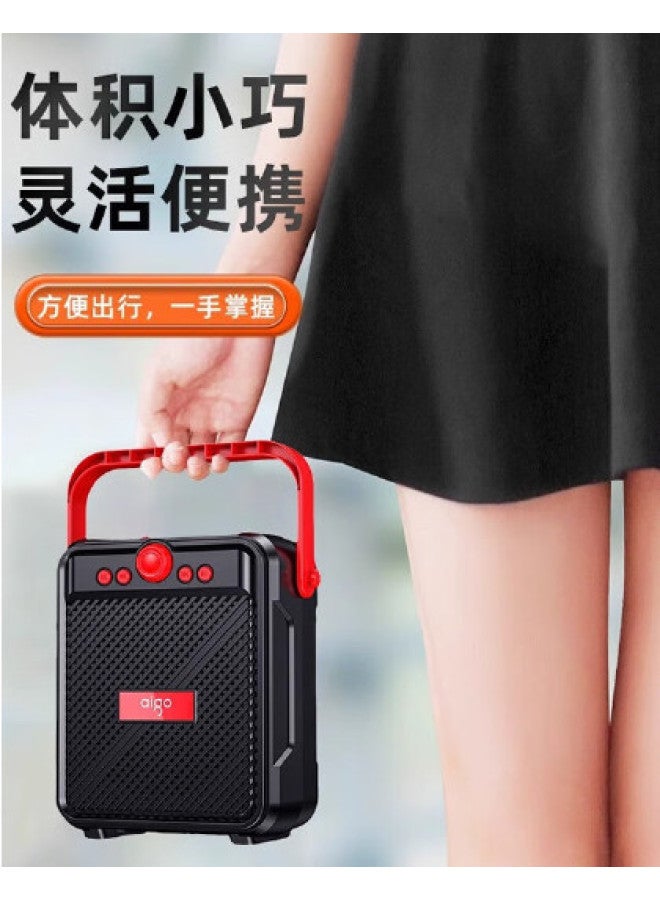 aigo Bluetooth Speaker Outdoor Square Dance Audio Large Volume Portable Handheld Speaker Mini Home Subwoofer Amplifier - Image 1