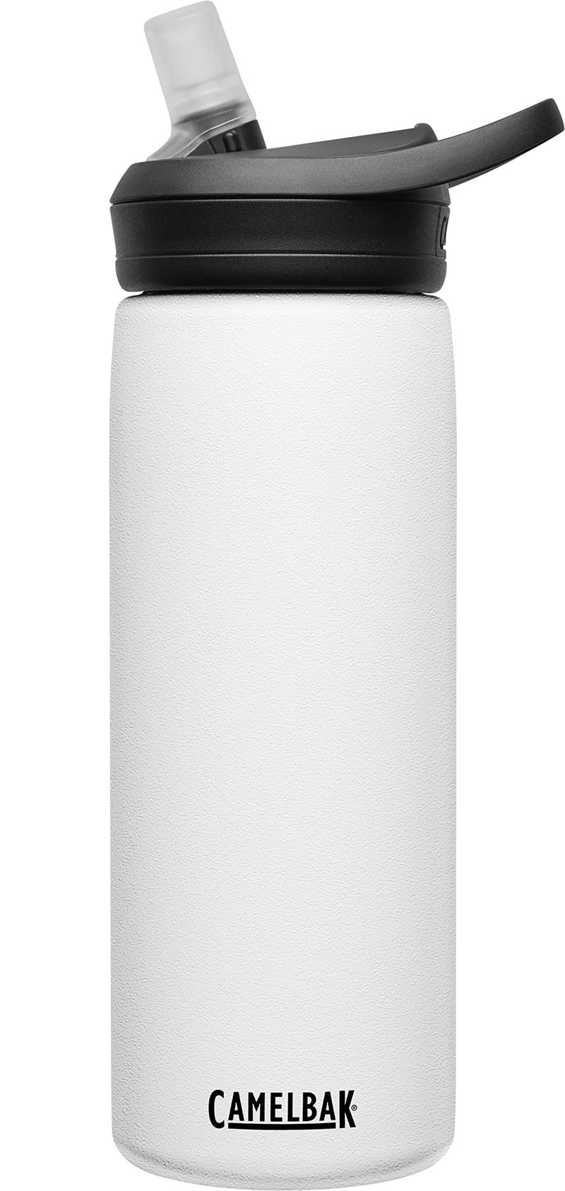 CamelBak Eddy Insulated Stainless Steel Water Bottle with Bite Valve Straw LongLasting Cold Hydration for Everyday Performance 20oz White - Image 2