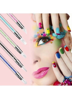 5Pcs Nail Art Sculpture Pen Dual Tipped Silicone Nail Tool Rhinestone Nail Polish Carving Pen Rubber Tip Nail Brushes - pzsku/Z407771BD8094726C5A04Z/45/_/1684224551/33160c5e-5659-4b3c-b07b-e95141cf1cd8