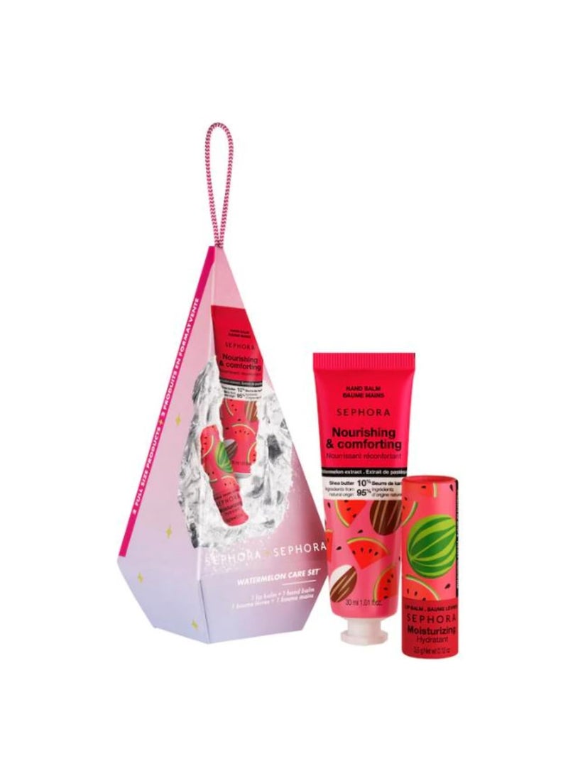SEPHORA Sephora Favorites Limited Edition Watermelon Care Set  Lip Balm and Hand Balm 