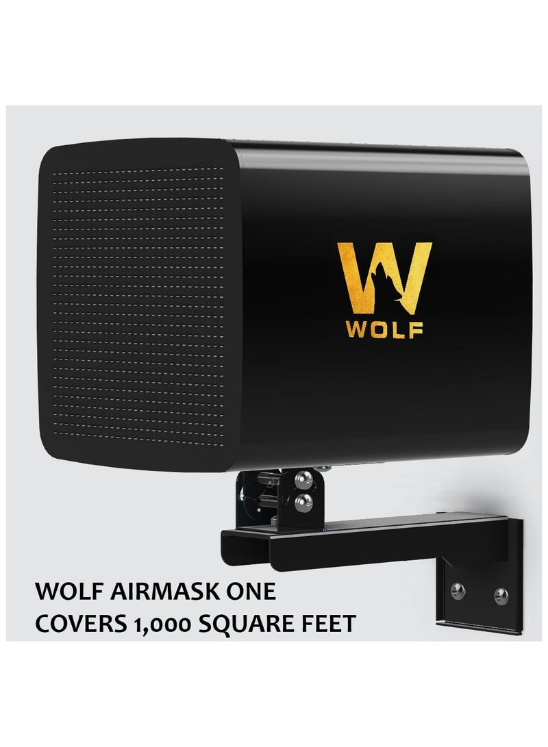 Wolf Airmask One, Powerful  Air Purifier, Government Lab Certified Removal of 99.9% Virus, Bacteria, Pathogens, Allergens & Pollutants, Air Quality Similar to Pollution Free Holiday Destinations WA-1000 - Image 1