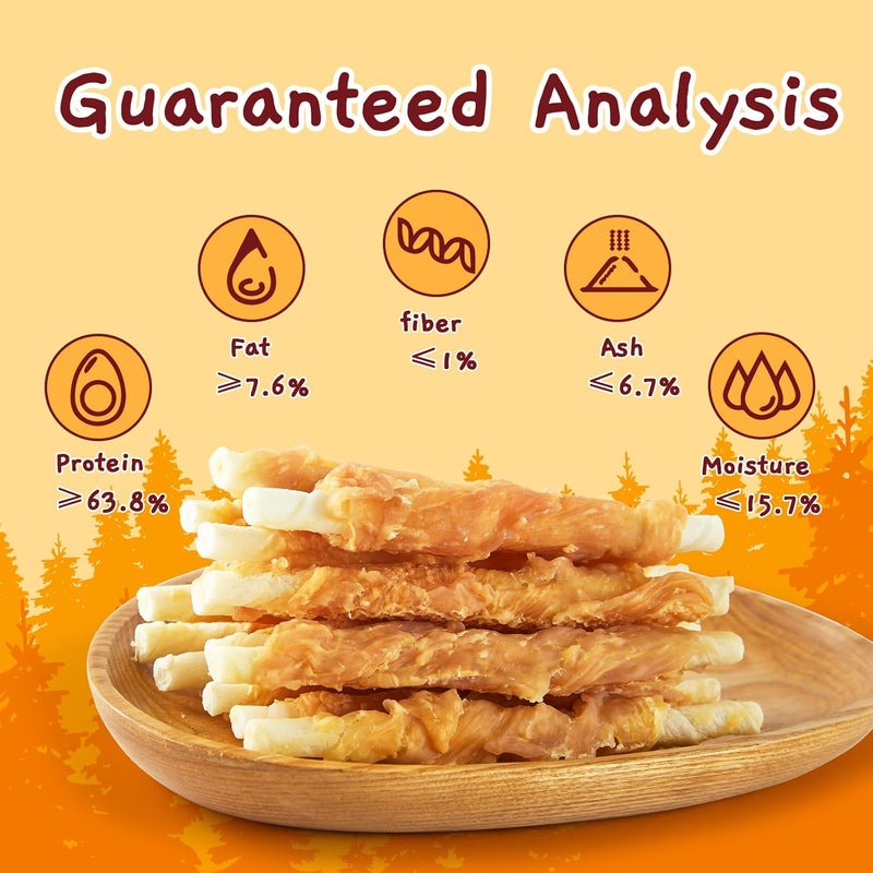 Jungle Calling Dog Treats, Chicken Wrapped Rawhide Sticks for Dogs, Delicious and Nutritious Training Reward Treats and Dog Chews Snacks, 6 oz - Image 3