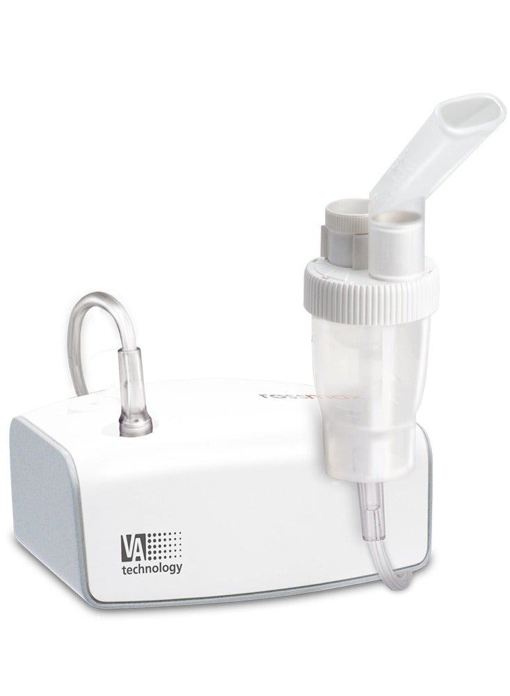 روزماكس جهاز استنشاق بمكبس روزماكس  ان بي 60 صغير الحجم محمول وفعال لعلاج مشاكل التنفس والربو جهاز استنشاق روزماكس نيبولايزر بمكبس جهاز استنشاق صغير الحجم علاج الربو جهاز طبي محمول جهاز استنشاق للأطفال والكبار علاج مشاكل التنفس أجهزة تنفس فعالة - Image 1