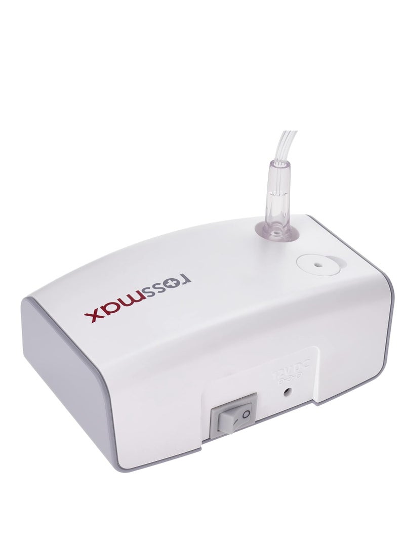 روزماكس جهاز استنشاق بمكبس روزماكس  ان بي 60 صغير الحجم محمول وفعال لعلاج مشاكل التنفس والربو جهاز استنشاق روزماكس نيبولايزر بمكبس جهاز استنشاق صغير الحجم علاج الربو جهاز طبي محمول جهاز استنشاق للأطفال والكبار علاج مشاكل التنفس أجهزة تنفس فعالة - Image 4