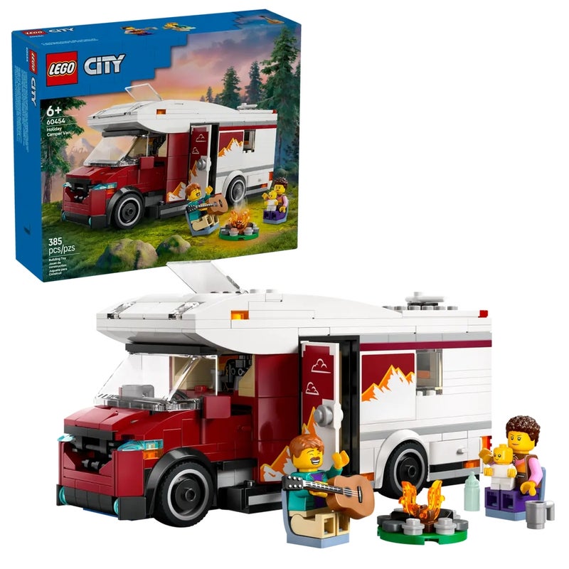 LEGO - City Holiday Adventure Camper Van 385 Pieces - 60454 - Image 2