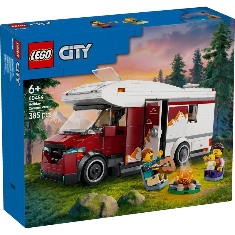 LEGO - City Holiday Adventure Camper Van 385 Pieces - 60454 - Image 1