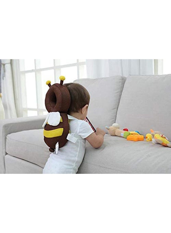 Unique Shaped Toddler Baby Head Protection Cotton Pad With Safety Straps - Image 5