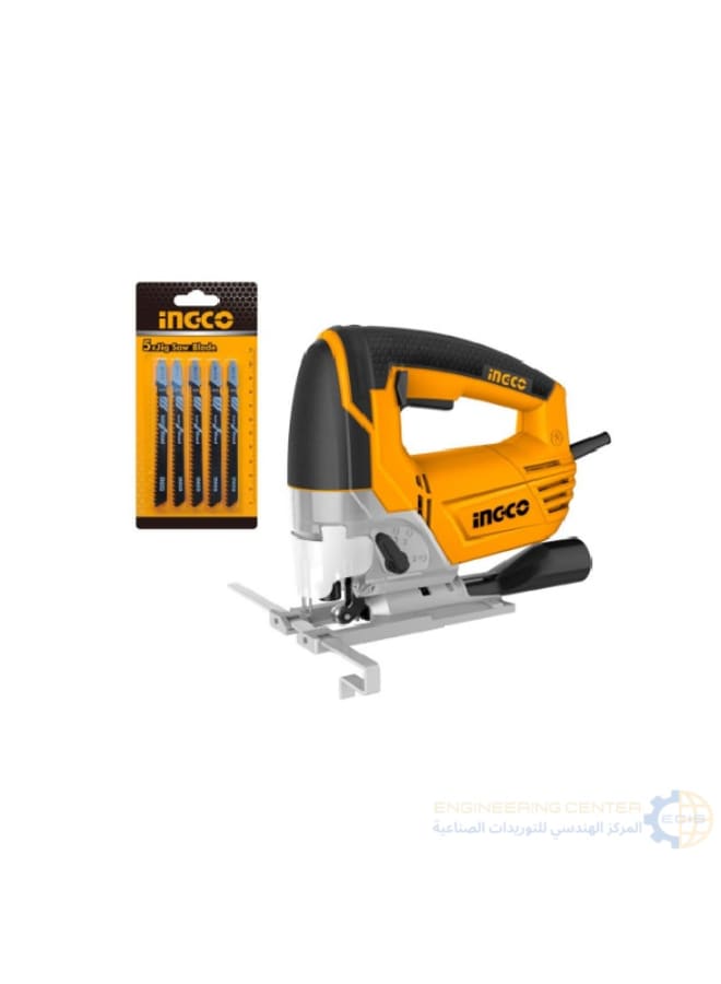 INGCO 800W pendulum speed saw + 5-piece blade set