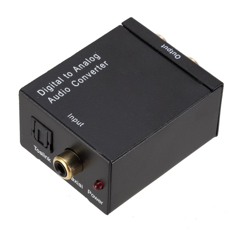 Digital to Analog Audio Converter Switch Box V5899_P Black - Image 1