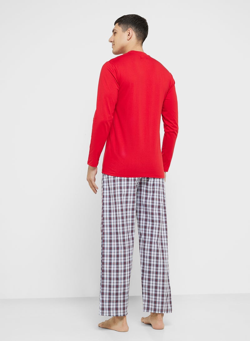 Robert Wood Nightwear T-Shirt & Pants Sets  - Image 2