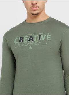Seventy Five Basics Graphic Long Sleeve T-Shirt  - Image 3