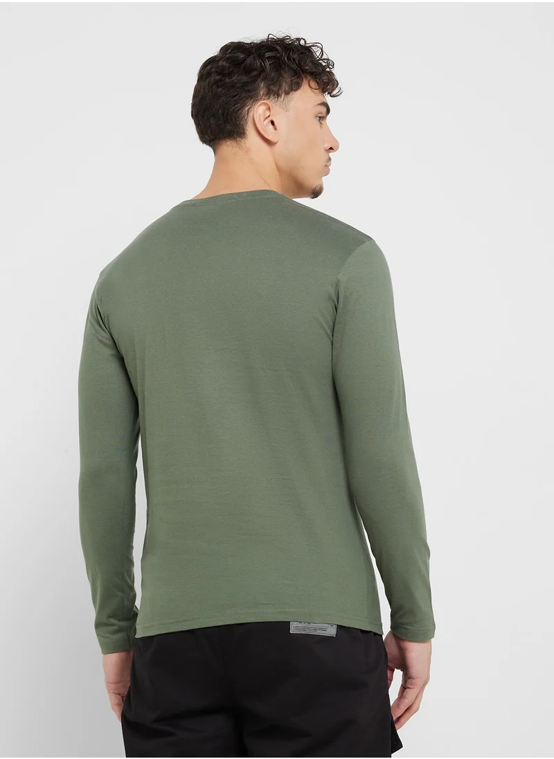 Seventy Five Basics Graphic Long Sleeve T-Shirt