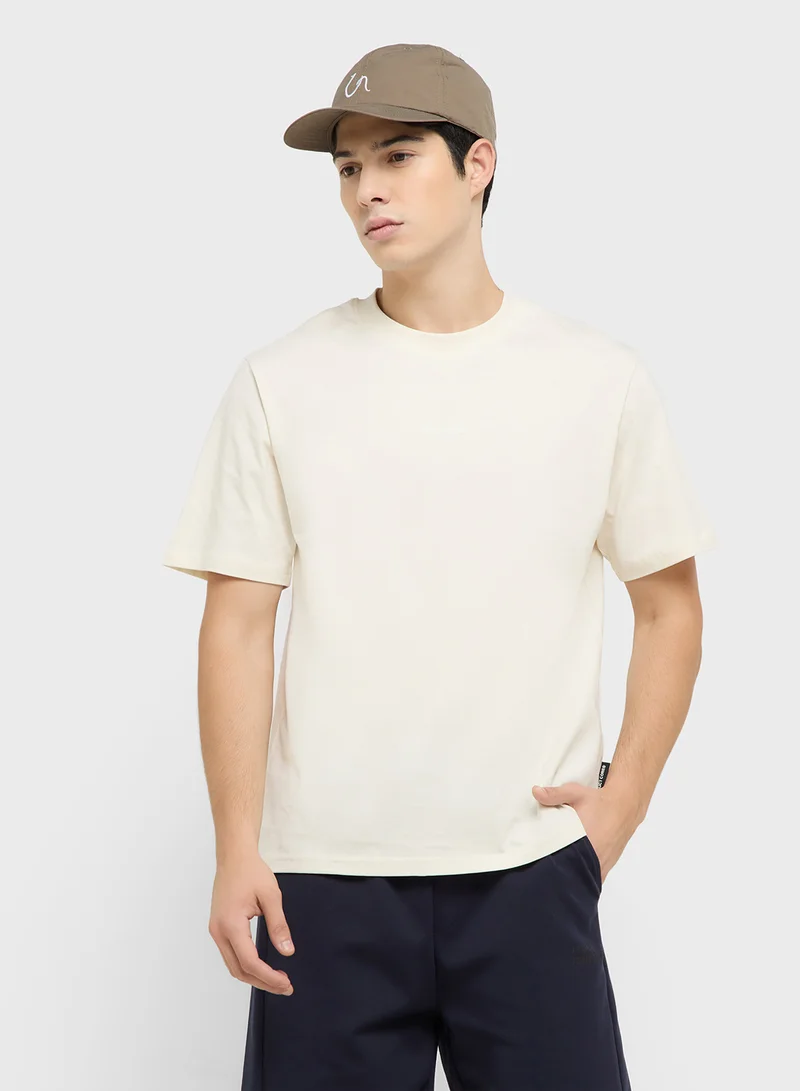 جاك اند جونز JCOLIDO AOP BACK PRINT TEE SS CREW NECK