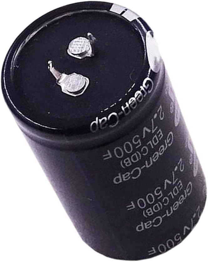 klarako2.7V 500F Cylindrical Ultra Super Farad Capacitor klarakoHigh Power Capacitance Supercap klarako35X60MM klarakoOne Piece klarakoBlack klarako4Pin - Image 1
