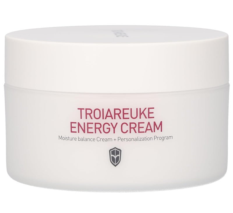TROIAREUKE Energy Cream Deep Nourishing Moisturizer for Face Moisturizing Facial Night Cream with Bifida Galactomyces and Peptides For Dry Dehydrated and Combination Skin Korean Skin Care