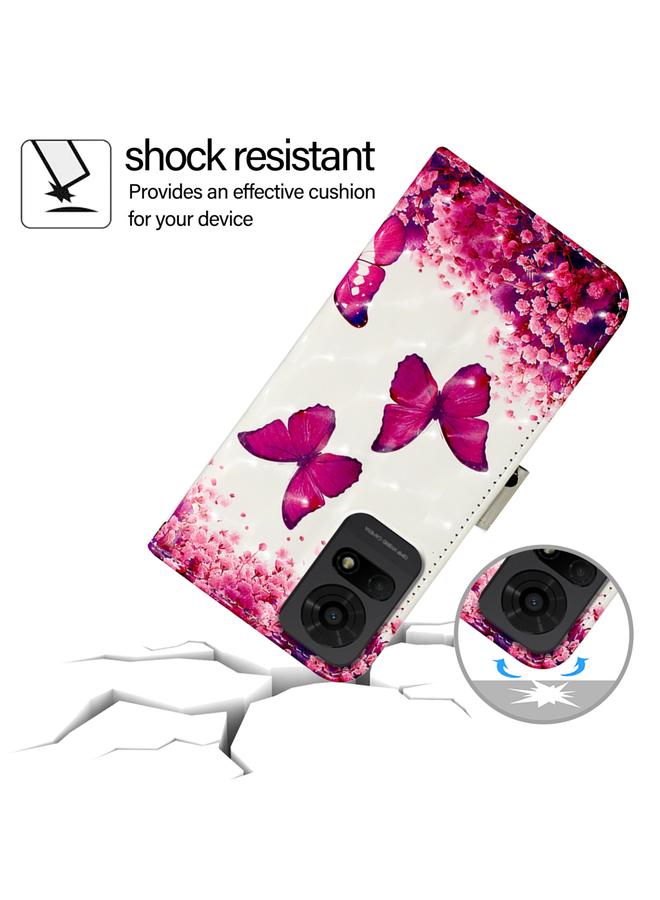 erorex Case For TCL 50 LE 5G 3D Painting Horizontal Flip Leather Phone Case  - Image 5