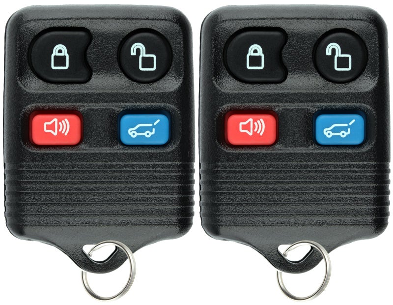 KeylessOption مفتاح دخول عن بُعد بدون مفتاح KeylessOption لسيارات SUV فورد إيدج إيسكايب إكسبيديشن إكسبلورر فليكس (عبوة من 2) - Image 1