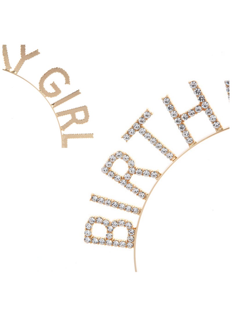 Girl Birthday Sash And Rhinestone Tiara Set - Image 4