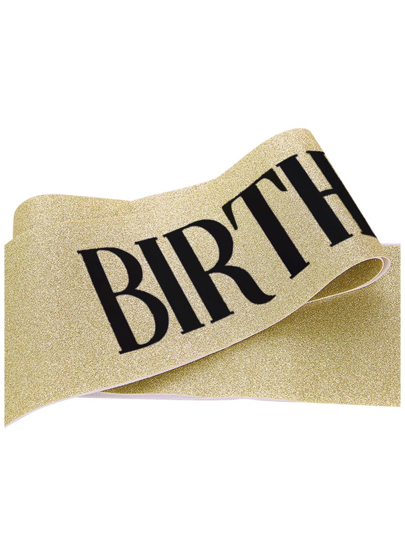 Girl Birthday Sash And Rhinestone Tiara Set - Image 2