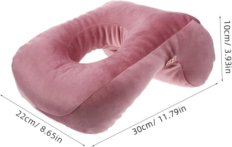 Supple Nap Pillow for Comfortable Face Down Sleeping Ergonomic Office Cushion for Travel School Use Thick Memory Design for Napping at Desk Home - Image 2