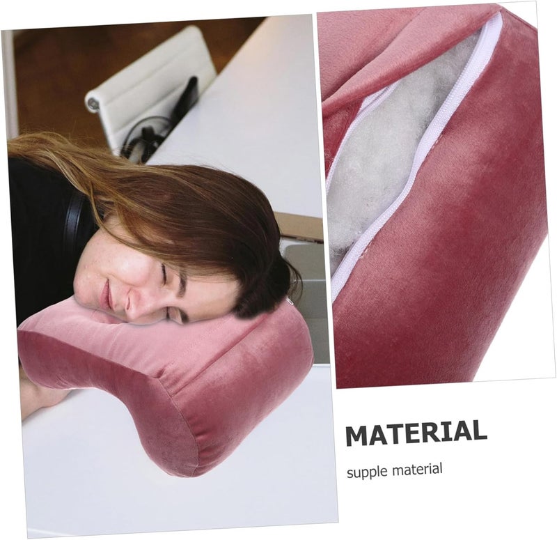 Supple Nap Pillow for Comfortable Face Down Sleeping Ergonomic Office Cushion for Travel School Use Thick Memory Design for Napping at Desk Home - Image 4