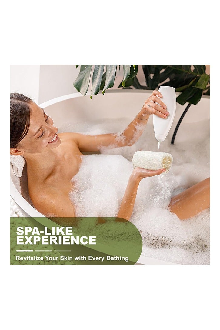 Natural Loofah Body Scrubber Sponge, Set of 3 Organic 5 Inch Luffa for Exfoliating & Smooth Skin Cleansing, Ideal for Men & Women, Spa & Shower Use - Image 5