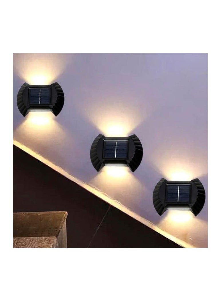 مجموعة من 4 مصابيح خارجية مقاومة للماء تعمل بالطاقة الشمسية - Image 2